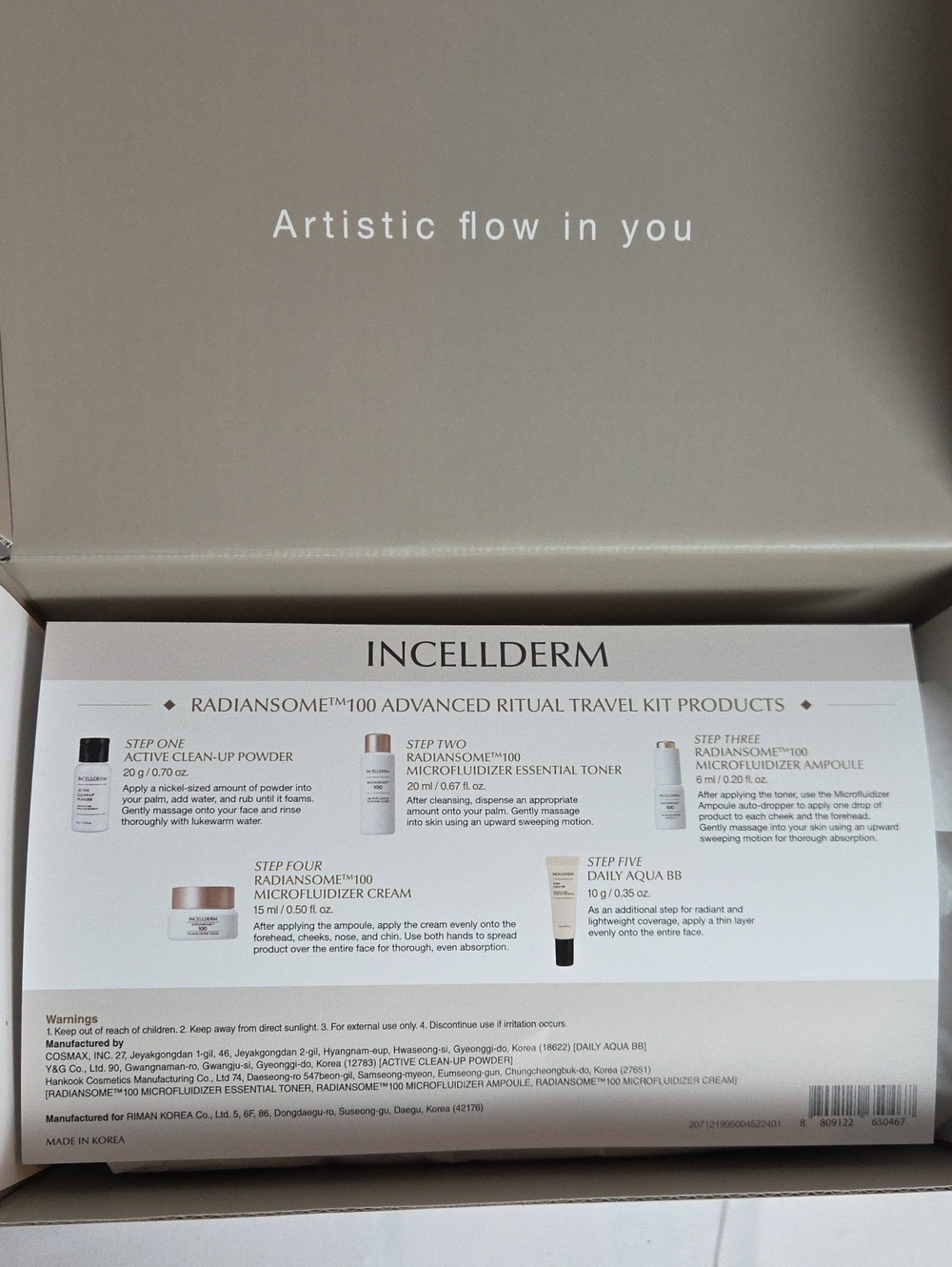 Radiansome 100 Ritual Travel Kit - White - Picture 11 of 13